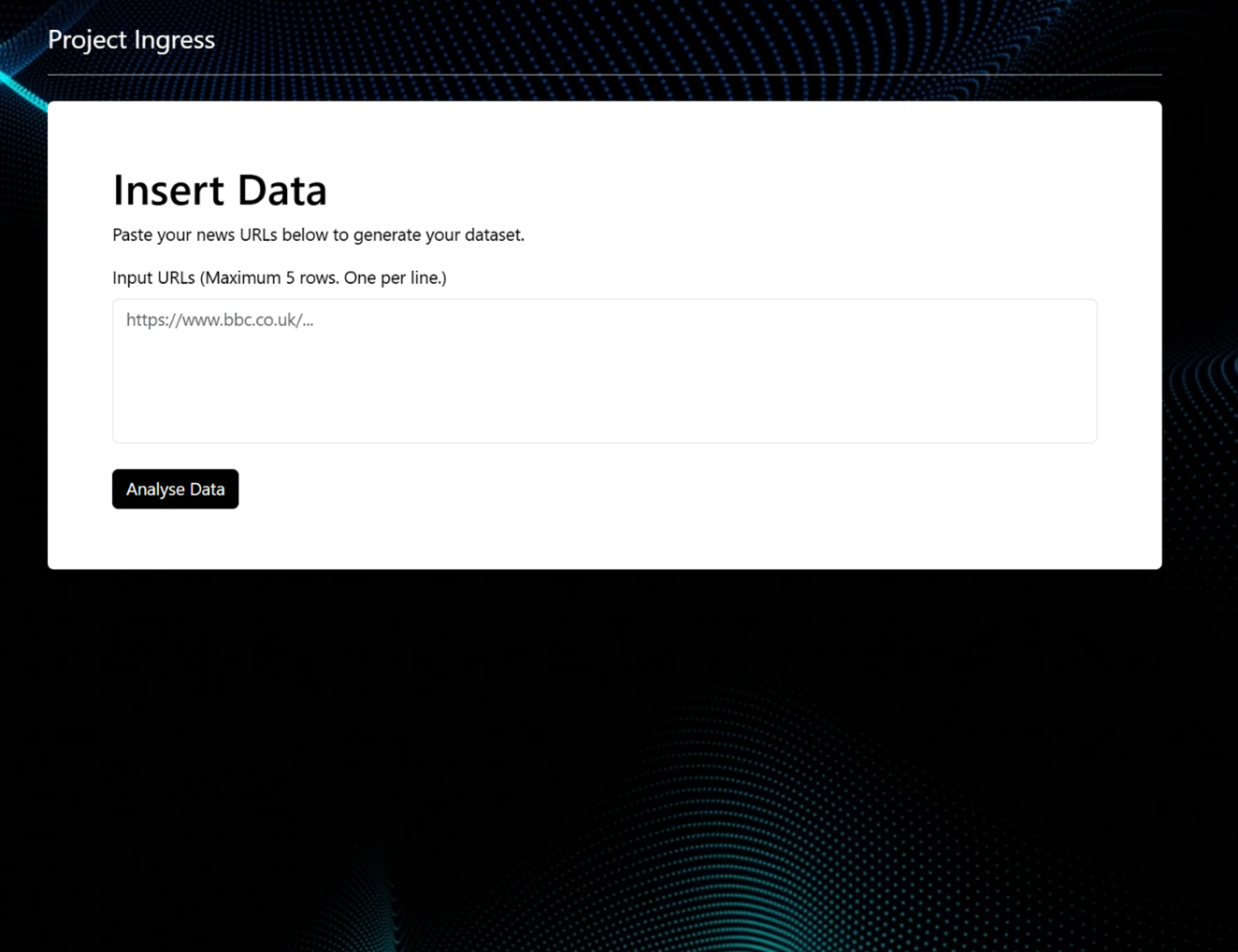Project Ingress application interface